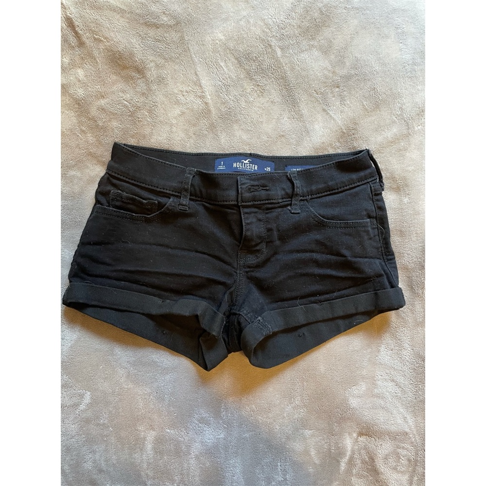 Hollister Black Low Rise Shorts